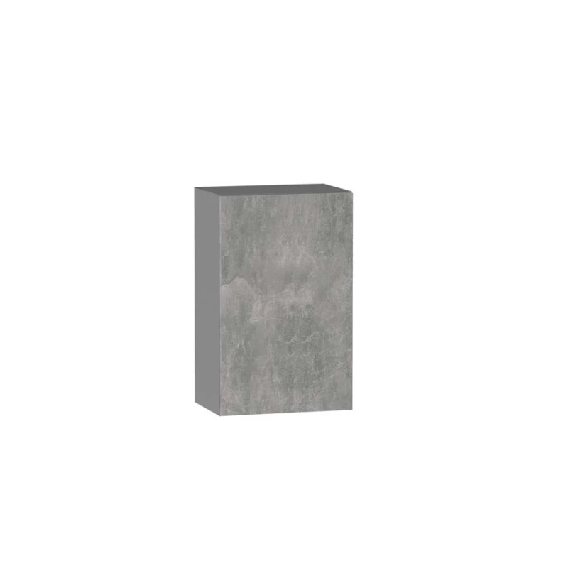 Felső konyhaszekrény ADAMA - szélesség 45 cm, világos beton atelier / szürke
