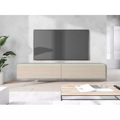 TV állvány CERIEE 180 - gaja tölgy / gaja tölgy lécek