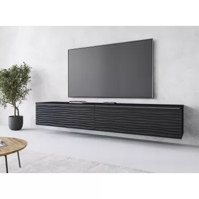 TV állvány CERIEE 180 - fekete grafit / gyapjúminta