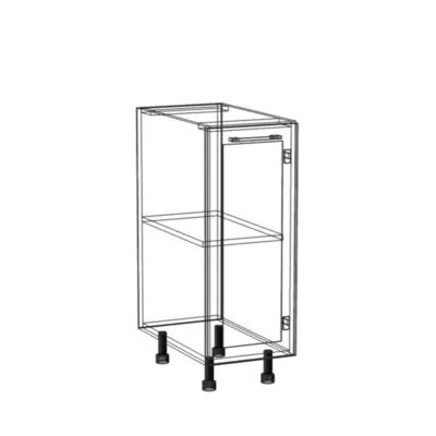 ARACY alsószekrény - szélesség 30 cm, fehér, lábak 10 cm