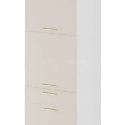 ARACY kombinált élelmiszerszekrény - szélesség 60 cm, fehér, lábak 10 cm