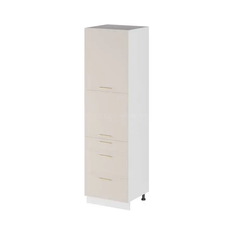 ARACY kombinált élelmiszerszekrény - szélesség 60 cm, fehér, lábak 15 cm