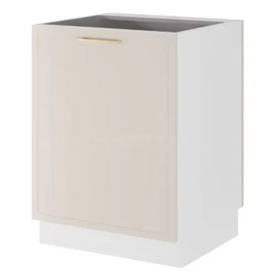 ARACY szigetszekrény - szélesség 60 cm, fehér, lábak 10 cm