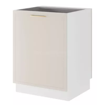 ARACY szigetszekrény - szélesség 60 cm, fehér, lábak 10 cm