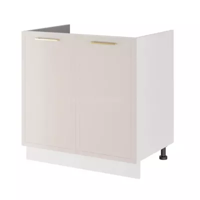 ARACY mosdószekrény - szélesség 80 cm, fehér, lábak 10 cm