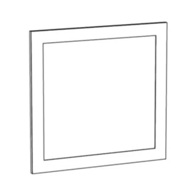 Ajtó beépített mosogatógéphez ARACY - 60x57 cm, fehér