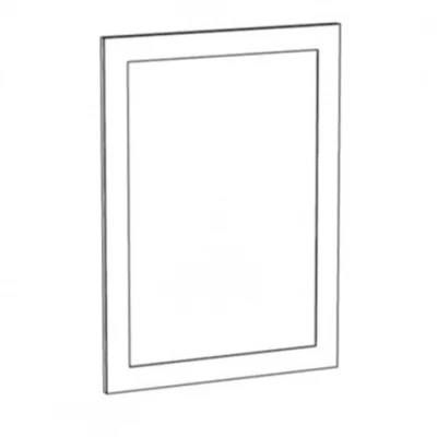 Oldalsó takarópanel ARACY alsó konyhaszekrényhez - 56x72 cm, szürke