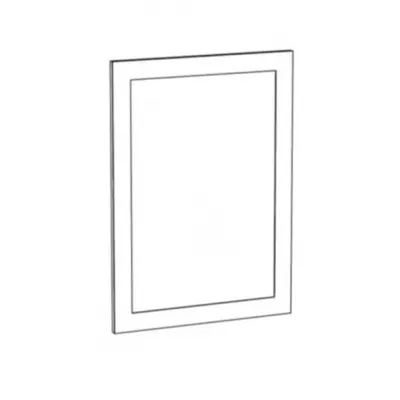 Oldalsó takarópanel ARACY alsó konyhaszekrényhez - 56x72 cm, fehér