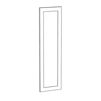 Oldalsó takarópanel felső konyhaszekrényhez ARACY - 30x108 cm, fehér