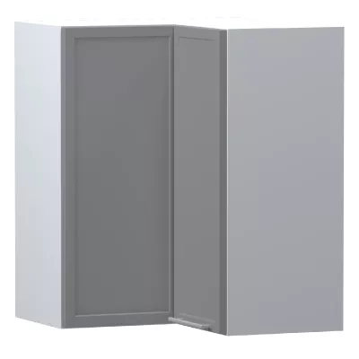 Sarokkonyha ARACY - szélesség 65 cm, szürke / fehér