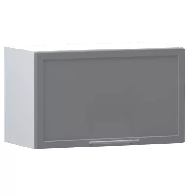 Fali konyhaszekrény ARACY - szélesség 60 cm, szürke / fehér