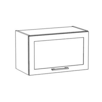 Fali konyhaszekrény ARACY - szélesség 60 cm, fehér