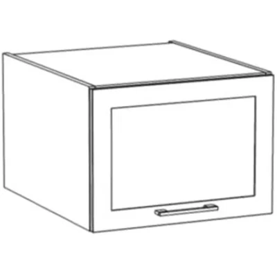 ARACY konyhai faliszekrény - szélesség 50 cm, szürke / fehér