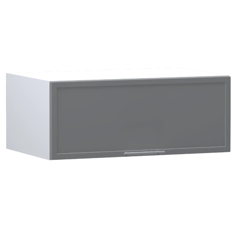 ARACY konyhai faliszekrény - szélesség 90 cm, szürke / fehér