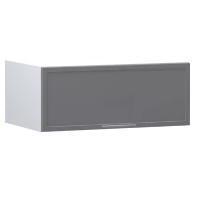 ARACY konyhai faliszekrény - szélesség 90 cm, szürke / fehér
