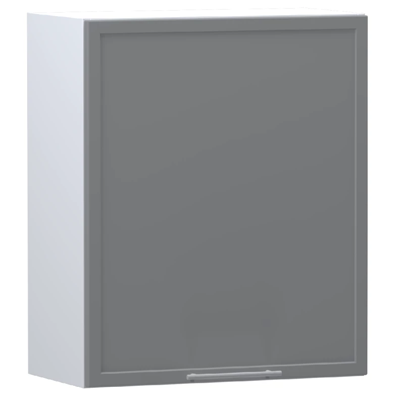 Felső szekrény csepegtetővel ARACY - szélesség 60 cm, szürke / fehér