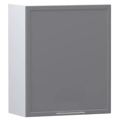Felső szekrény csepegtetővel ARACY - szélesség 60 cm, szürke / fehér