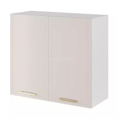 Felső szekrény csepegtetővel ARACY - szélesség 80 cm, fehér