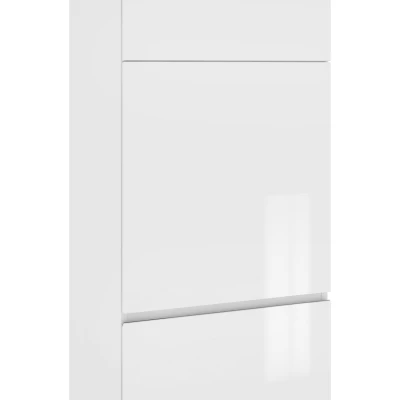 IRENA élelmiszerszekrény - szélesség 60 cm, fényes fehér, lábak 10 cm