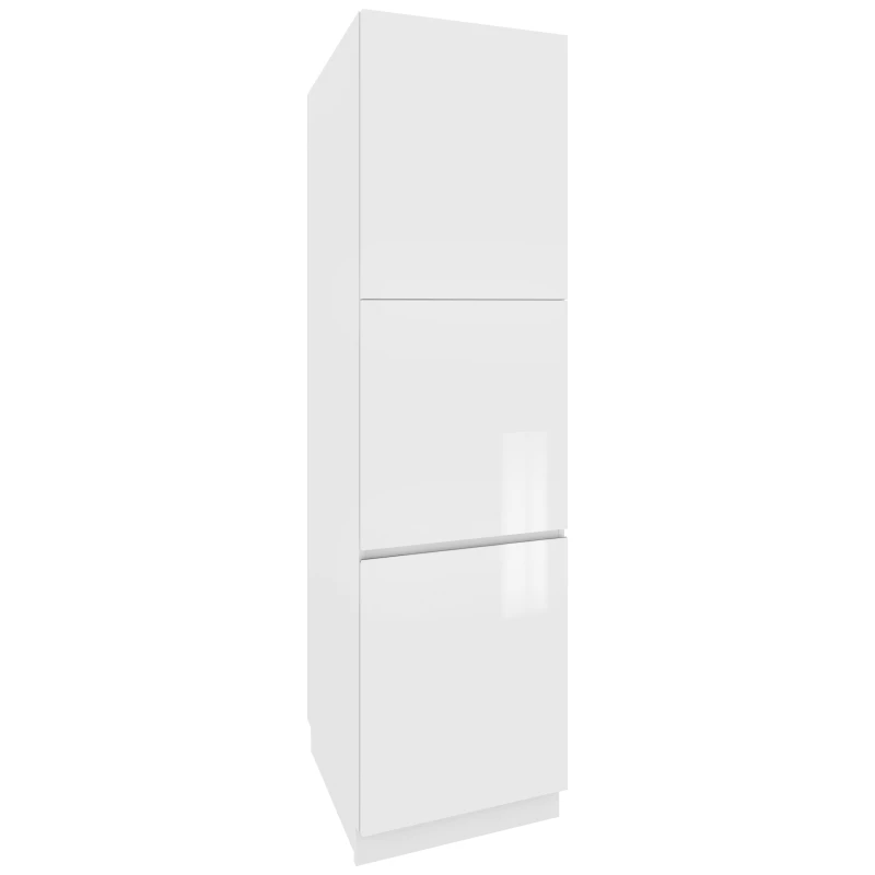 IRENA élelmiszerszekrény - szélesség 60 cm, fényes fehér, lábak 15 cm