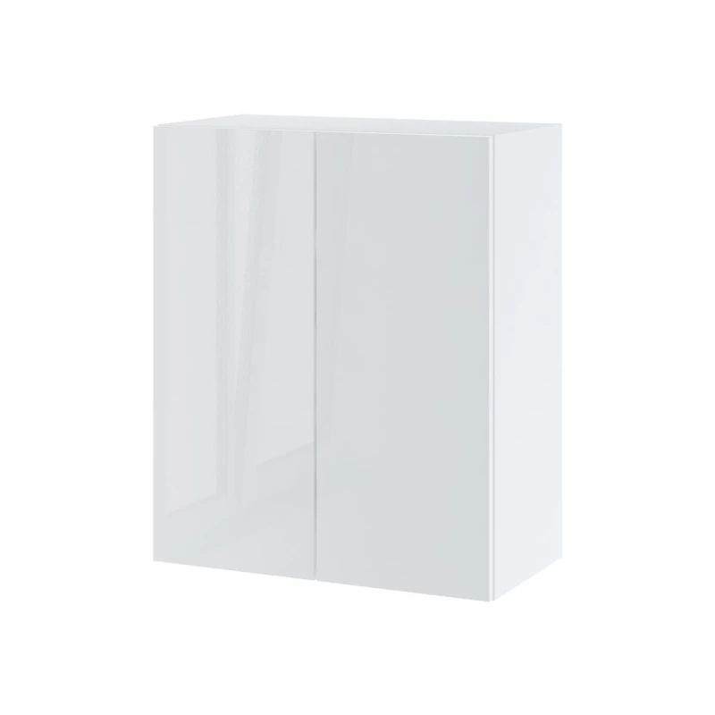 IRENA kétajtós felső szekrény - szélesség 60 cm, fényes fehér