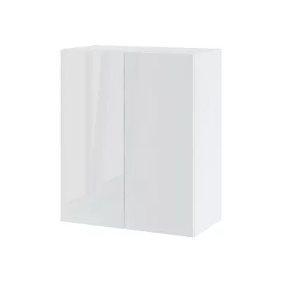 IRENA kétajtós felső szekrény - szélesség 60 cm, fényes fehér