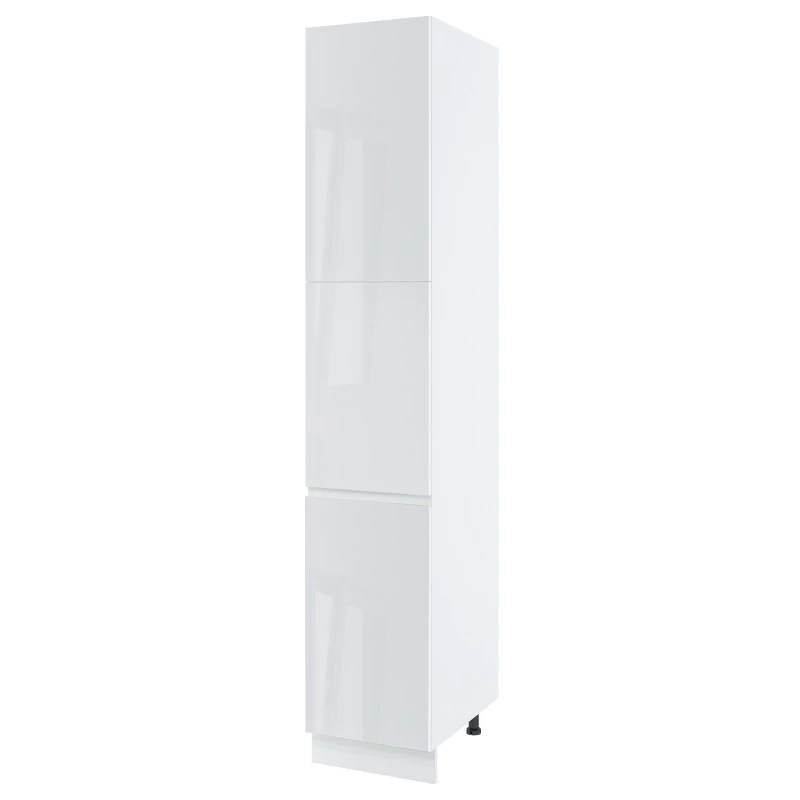 IRENA élelmiszerszekrény - szélesség 40 cm, fényes fehér, lábak 15 cm