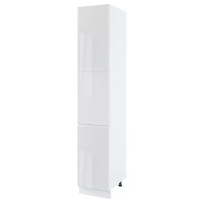IRENA élelmiszerszekrény - szélesség 40 cm, fényes fehér, lábak 15 cm