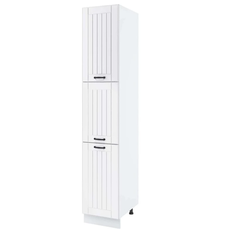 LESJA élelmiszerszekrény - szélesség 40 cm, fehér, lábak 15 cm