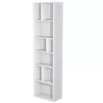 LESJA konyhai polc - szélesség 30 cm, fehér, lábak 10 cm