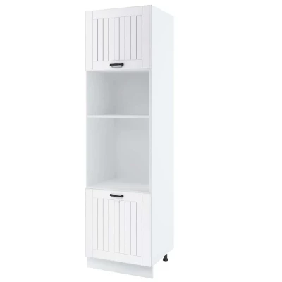LESJA beépített konyhaszekrény - szélesség 60 cm, fehér, lábak 10 cm