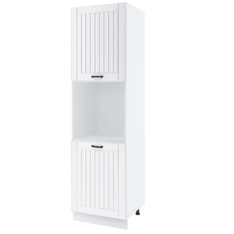 LESJA beépített sütőhöz való konyhaszekrény - szélesség 60 cm, fehér, lábak 15 cm