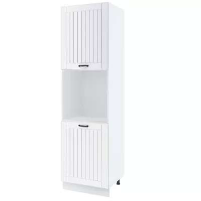 LESJA beépített sütőhöz való konyhaszekrény - szélesség 60 cm, fehér, lábak 15 cm