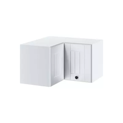 LESJA felső sarokszekrény - szélesség 65 cm, fehér