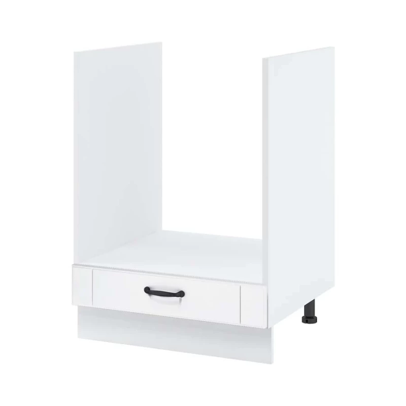 LESJA beépített sütőszekrény - szélesség 60 cm, fehér, lábak 15 cm