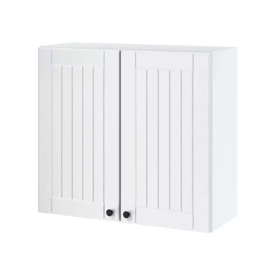 LESJA felső szekrény csepegtetővel - szélesség 80 cm, fehér