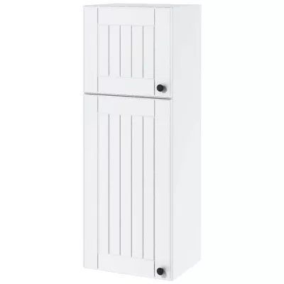 LESJA fali kétajtós szekrény - szélesség 40 cm, fehér