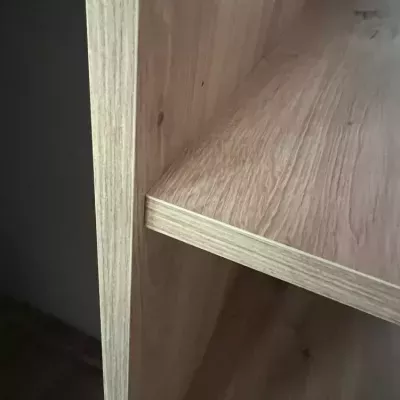 ASIRI 1 gardróbszekrény - 140/60 cm, artisan tölgy / fehér / fekete