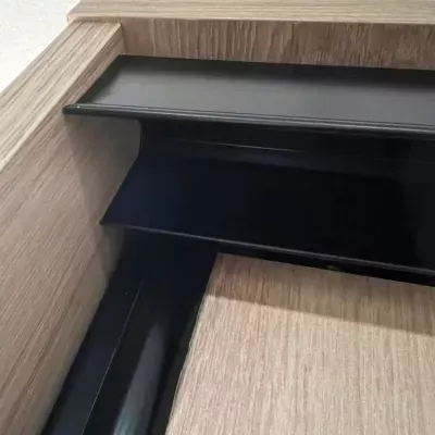 ASIRI 1 gardróbszekrény - 140/60 cm, artisan tölgy / fehér / fekete