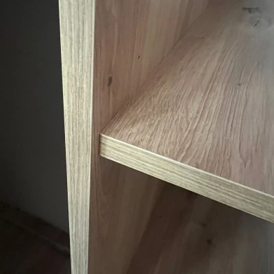 YVONA 2 gardróbszekrény - 100/60 cm, fekete / ezüst