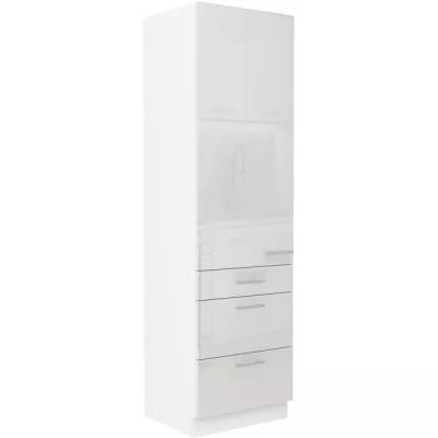 LAJLA fiókos élelmiszerszekrény - szélesség 60 cm, fehér