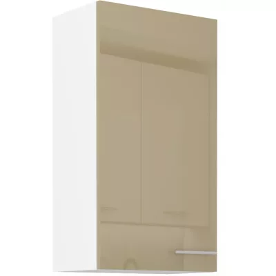 LAJLA magas faliszekrény - szélesség 50 cm, cappuccino / fehér