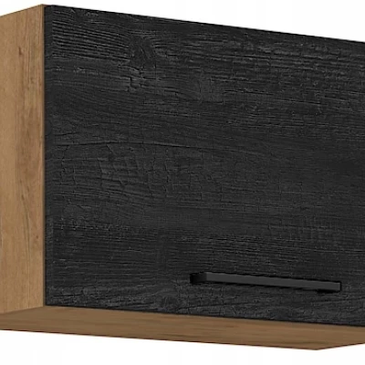 VANYA páraelszívó - szélesség 80 cm, sötét fa / lancelot tölgyfa