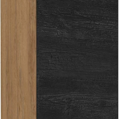 VANYA felső konyhaszekrény - szélesség 40 cm, sötét fa / lancelot tölgy