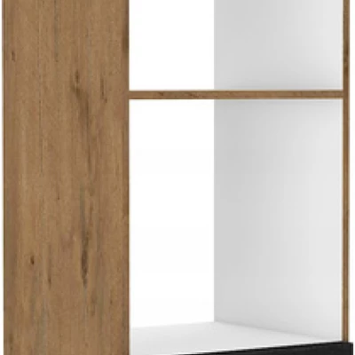 VANYA beépített szekrény - szélesség 60 cm, sötét fa / lancelot tölgy