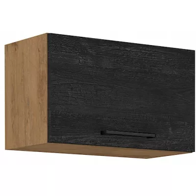 VANYA páraelszívó - szélesség 60 cm, sötét fa / lancelot tölgyfa