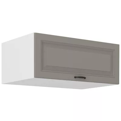 SOPHIA mély páraelszívó szekrény - szélesség 80 cm, világos szürke / fehér