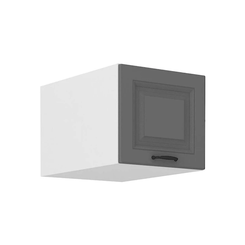 Felső szekrény zsanéros ajtókkal SOPHIA - szélesség 40 cm, szürke / fehér