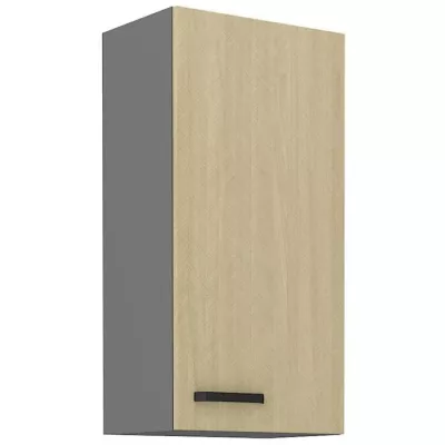 Magas faliszekrény MYRIAM - szélesség 45 cm, mintás / antracit