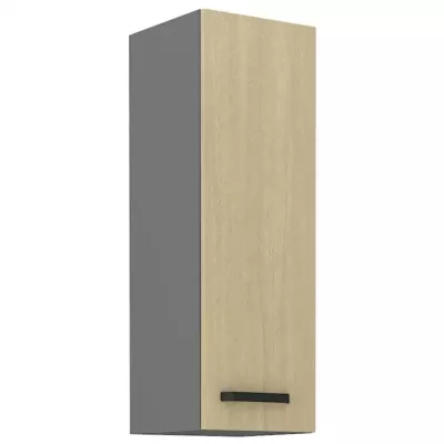 Magas faliszekrény MYRIAM - szélesség 30 cm, mintás / antracit